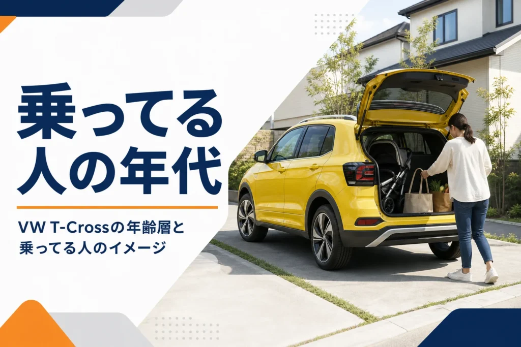 VW T-Crossを家族で使う場面のイメージ