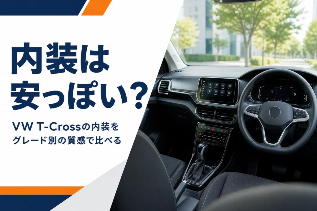 コンパクトSUVの運転席まわりのインテリア